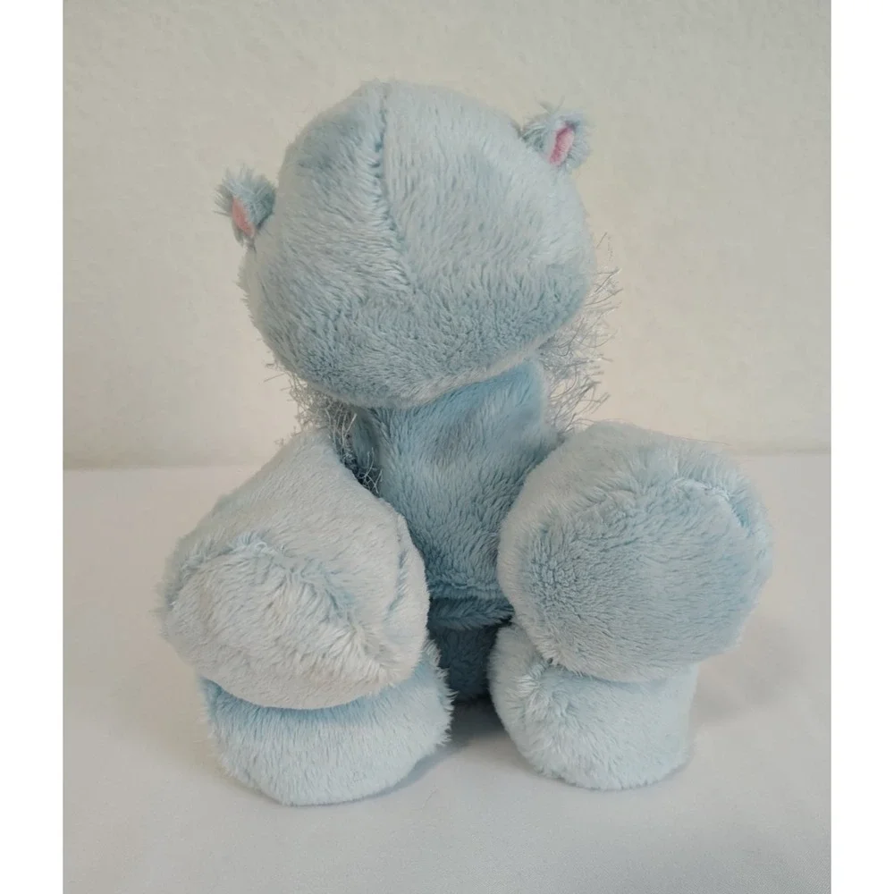 RARE Webkinz Blue Hippo Plush - Factory ERROR Missing Magic W - HM009 - No Code